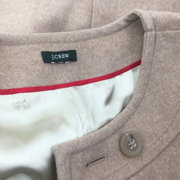 J.Crew Cashmere Blend Peacoat Size M/L - Picture 7 of 7